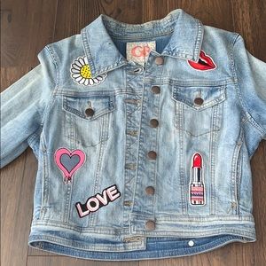 GB Denim Jacket with Patches
